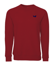 Load image into Gallery viewer, Whiteboard Federal Cardinal Red- Unisex Sponge Fleece Crew Neck Sweatshirt
