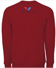 Load image into Gallery viewer, Whiteboard Federal Cardinal Red- Unisex Sponge Fleece Crew Neck Sweatshirt
