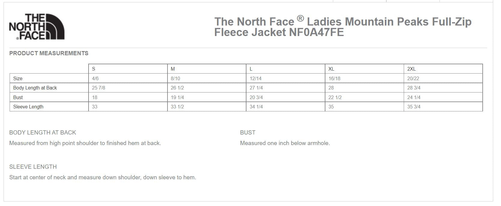 Custom The North Face Women's Mountain Peaks Fleece Full-Zip Jacket